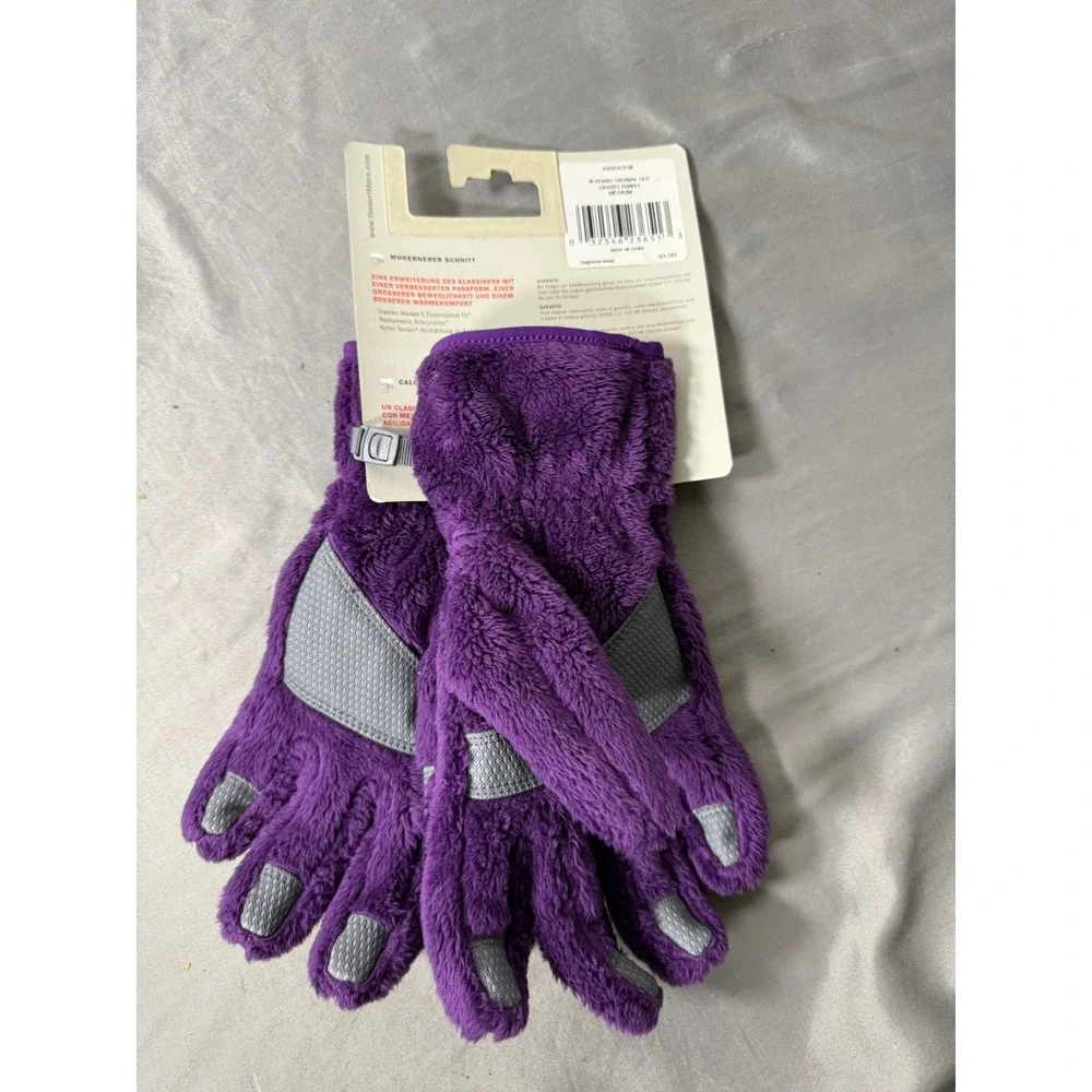The North Face Denali Thermal Gloves Gravity Purple Women Medium AVDRJCO-M